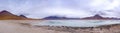 Volcano peaks at Bolivian desert