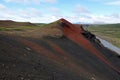 The volcano Raudholar Royalty Free Stock Photo