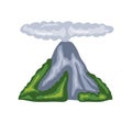 volcano smoke cloud