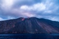 Volcano Stromboli Archipelago Eolie Sicily Italy