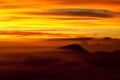 Volcano sunrise, Indonesia Royalty Free Stock Photo