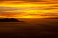 Volcano sunrise, Indonesia Royalty Free Stock Photo