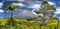 Volcano Taranaki, New Zealand - HDR panoramaVolcano Taranaki, New Zealand - HDR panorama Royalty Free Stock Photo