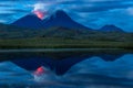 Volcano valley at night - Kamchatka Peninusla