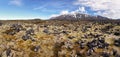 Volcano in West Iceland with lava field - Snaefellsjokull Royalty Free Stock Photo