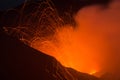 Volcano Yasur Eruption Royalty Free Stock Photo