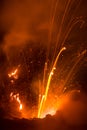 Volcano Yasur Eruption Royalty Free Stock Photo