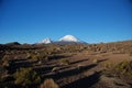 Volcanoes in Lauca National Park - Chile