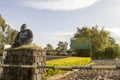 Volcanoes National Park entrance sign