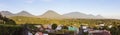 Volcanos of Cerro Verde National Park seen from Juayua