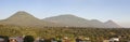 Volcanos of Cerro Verde National Park seen from Juayua