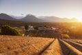 Volcanos of Cerro Verde National Park seen from Juayua