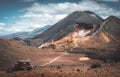 Volcanos on New Zealnd`s North Island Royalty Free Stock Photo