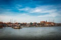 volendam panorama , netherland village ,fishing village