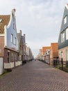 Volendam is a town in North Holland in the Netherlands. Colored houses of marine park in Volendam