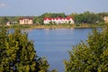 The Volga river panorama in Yaroslavl, Russia.