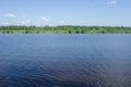 The Volga River in the Tver region in May Royalty Free Stock Photo