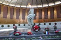 Volgograd. Eternal flame in honor of the heroes of the Battle of Stalingrad.