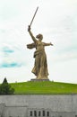 Volgograd. Historical memorial complex Mamayev Kurgan sculpture The Motherland