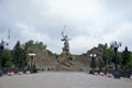 03.09.2021 Volgograd. Mamayev Kurgan is an ensemble monument dedicated to the victory in the Battle of Stalingrad, one