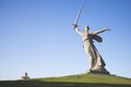 Volgograd. Mamayev Kurgan - historical memorial complex. Sculpture Motherland.