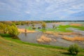 Wide floodplain of the Akhtuba river