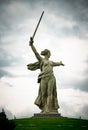 Volgograd, Volgograd region, Russia, 10.01.2017. Attraction of the city of Volgograd, sculptures on Mamaev Kurgan