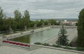 Volgograd. Russia, August 2020 Historical and memorial complex `Mamaev Kurgan`.