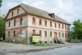 Volgograd. Russia - May 23, 2019. Collapsing building of the 18th century architectural complex of the Staraya Sarepta museum in