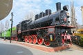Military locomotive of the Second World War in Volgograd. Military Echelon