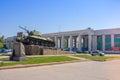 Volgograd. Russia - May 7, 2019. Volgograd Tractor Plant named after F.E. Dzerzhinsky, central passage