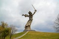 Volgograd, Russia - Monument Motherland Calls on Mamayev Kurgan Royalty Free Stock Photo