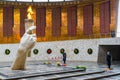 Volgograd, Russia - November 2.2016. eternal flame in Hall of Military Glory on Mamayev Kurgan, Royalty Free Stock Photo