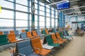 Volgograd, Russia - November 4. 2016. Waiting room at Gumrak Airport Royalty Free Stock Photo