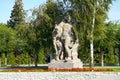 Volgograd, Russia - September 19, 2019: Historical and memorial complex Royalty Free Stock Photo