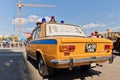 Retro police car VAZ 2106 Soviet times