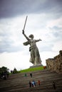 Volgograd, Volgograd region, Russia, 10.01.2017. Attraction of the city of Volgograd, sculptures on Mamaev Kurgan