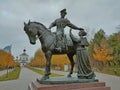 Volgograd, Volgograd region, Russia - 11.05.2021. Monument, memorial Cossack Glory