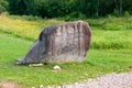 VOLGOVERHOVYE, Memorial stone with the appeal