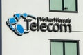 Volker Wessel telecom company office logo. Royalty Free Stock Photo