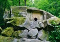 Volkonsky dolmen. 2 millennium BC. The only fully preserved dolmen of the monolith type in the world. Sochi, Russia Royalty Free Stock Photo