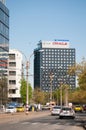 Volksbank and Oracle tower Royalty Free Stock Photo