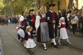 Volksfest in Stuttgart. The march through the city center. Royalty Free Stock Photo