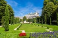 Volksgarten and Burgtheater in Vienna Royalty Free Stock Photo