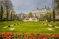 The People`s Garden Volksgarten in Spring in Vienna, Austria