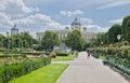 Volksgarten park and rosegarden in Vienna Royalty Free Stock Photo