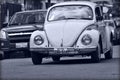 Volkswagen Beetle Monochrome Royalty Free Stock Photo