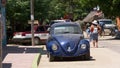 Volkswagen beetle parked on the street