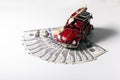 Volkswagen beetle toy car Royalty Free Stock Photo