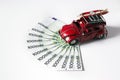 Volkswagen beetle toy car Royalty Free Stock Photo